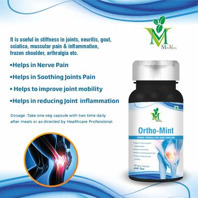 Mint Veda Ortho-Mint Veg Capsule (Pack of 3 x 60's) - Calcium And Minerals