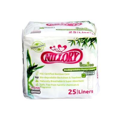 Nillory Bamboo Core Biodegradable Panty Liners 25's - Panty Liners