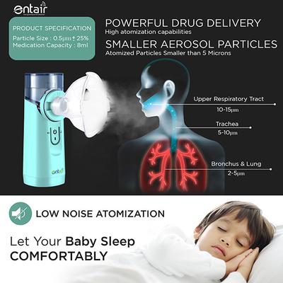Entair Mesh Nebulizer - Blue (YS30) - Nebulizers / Vaporizer