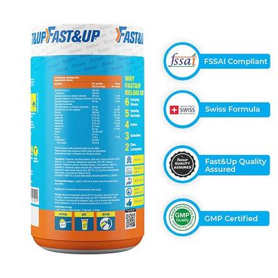 Fast&Up Reload Isotonic Energy Drink - Lemon Flavour 1000 gm - Workout Essentials