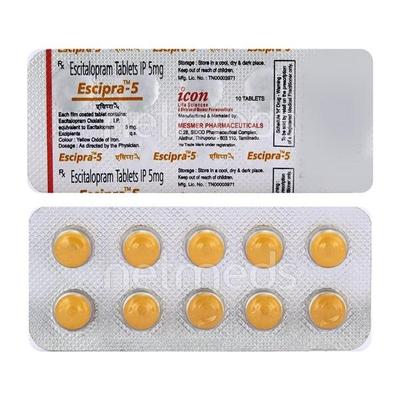 Escipra 5mg Tablet 10'S - Depression-Ant