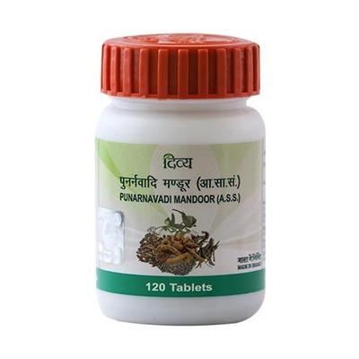 Patanjali Divya Punarnavati Mandoor Tablet 120's - Speciality Medicines