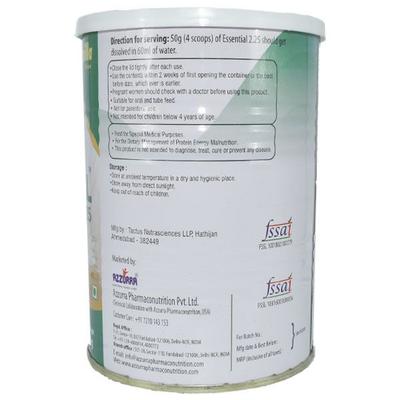 Azzurra Essential High Calorie Nutrition 2.25 Powder - Vanilla 400 gm - General Health