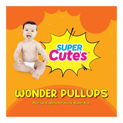 Super Cute's Wonder Pullups Diaper - (L) (8 - 14 kg) (Pack of 5 x 5's) - Diapers & Wipes