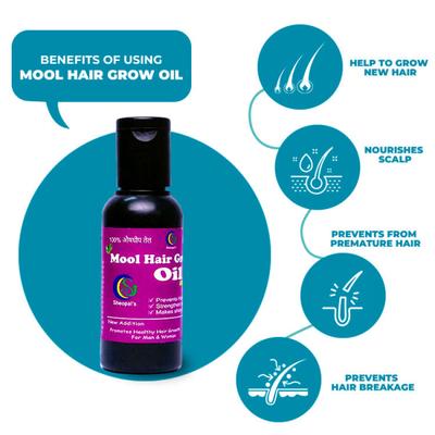 Sheopal's Mool Hair Grow Oil 60 ml - Speciality Medicines
