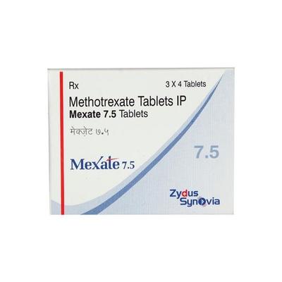 Mexate 7.5mg Tablet 4'S - Cancer Oncology-Cyt
