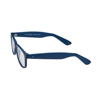 Vision Express 29165 Blue Wayfarer Eyeglasses (Including Anti-Reflective Coating Lens) 1's - Wearables Eye Glasses
