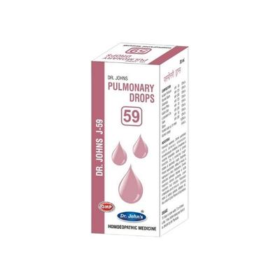 Dr.John's J 59 Pulmonary Drops 30 ml - Homeopathic Drops