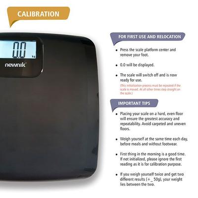 Newnik Digital Weighing Scale (PSE 101) - Grey - Weighing Scale