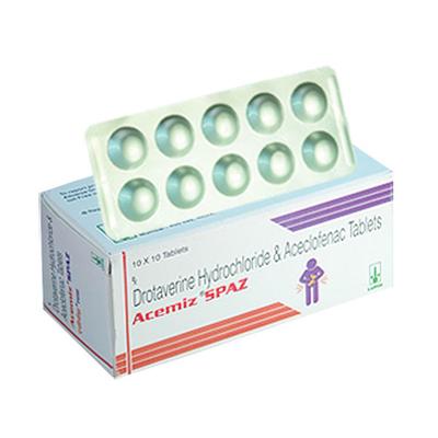 Acemiz Spaz 80/100mg Tablet 10'S - Muscle Spasm-Ant