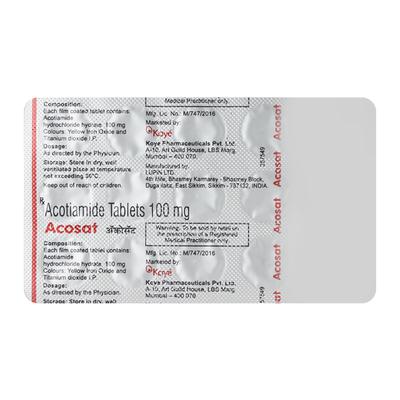 Acosat 100Mg Tablet 15's - Ulcer/Reflux/Flatulence-GIT