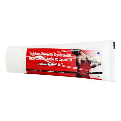 POWERFLAM RED Gel(Topical) 30gm - Pain relief-Nsa