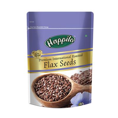 Happilo Premium International Raw Authentic Flax Seeds 250 gm - Nutritional Bars