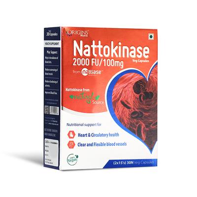 Origins Nutra Nattokinase 2000 FU/100 mg Veg Capsule (Pack of 2 x 15's) - Multi-Vitamins