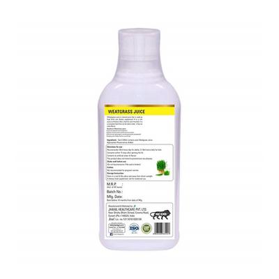 Zindagi Wheatgrass Juice - Sugar Free 500 ml - Ayurvedic Juices