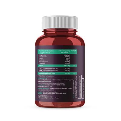 CF Omefish 1250 mg Fish Oil Softgel Capsule 60's - Omega Fish Oil Fatty Acids