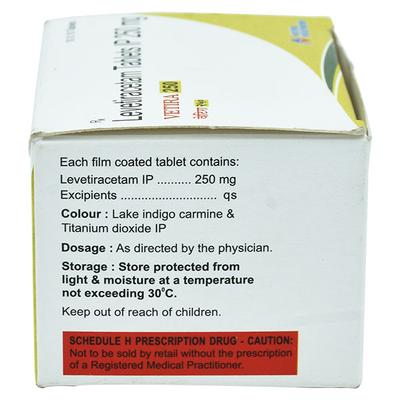 VETIRA 250 Tablet 10's - Epilepsy/Convulsion-Ant