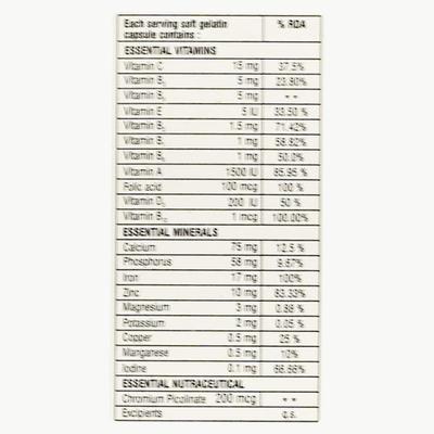 ZIDOPLUS Capsule 10's - Supplements-Vam