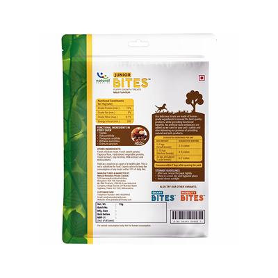 Natural Remedies Junior Bites Milk Flavour 75 gm - Petfood