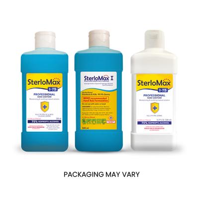 SterloMax 75% Isopropyl Alcohol-Based Hand Rub Sanitizer & Disinfectant (Pack of 2 x 500 ml) - Hand Sanitizer