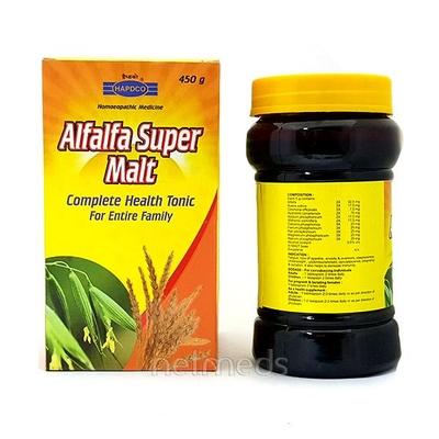 Hapdco Alfalfa Super Malt 450 gm - Speciality Medicine