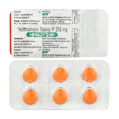 Hhazi 250mg Tablet 6'S - Bacterial Infections-Mac
