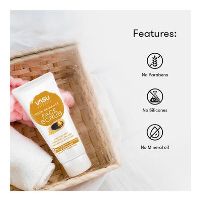 Vasu Face Scrub - Insta Radiance 150 ml - Face Scrubs