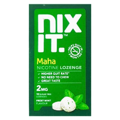 Nixit Maha Nicotine SF Lozenges 2 mg - Frost Mint 10's - Nicotine Gums/Lozenges
