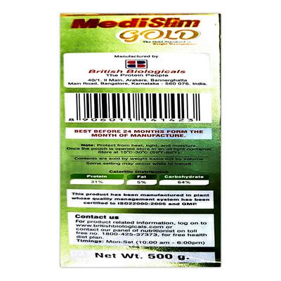 Medislim Gold Weight Management Powder - Vanilla 500 g - Weight Loss
