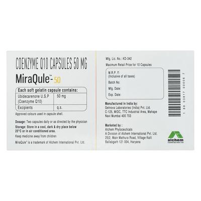 Miraqule 50mg Capsule 10'S - Supplements-Sup