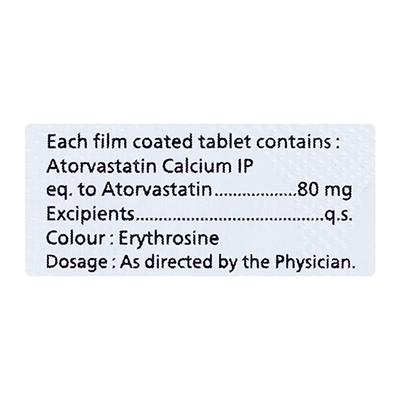 ATROCARD 80 Tablet 10's - High Cholesterol-Dys