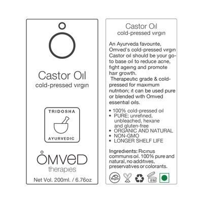 Omved Ayurvedic Castor Oil 200 ml - Personal Care (Ayush)