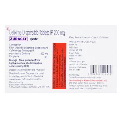 ZURACEF Tablet 10's - Bacterial Infections-Cep