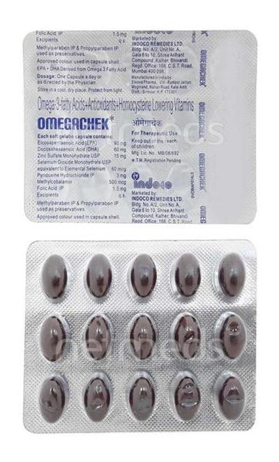 Omegachek Capsule 15'S - Supplements-Sup