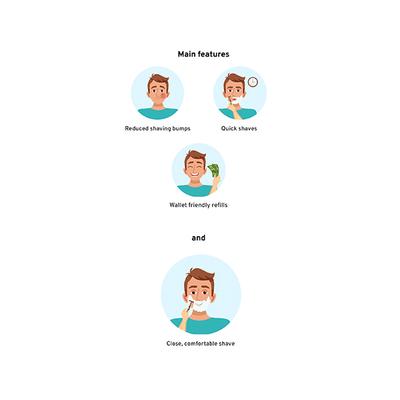 Mensxp Mud 6-Blade Razor Cartridges 4's - Razors & Cartridges