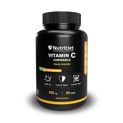 NutritJet Vitamin-C 500 mg Chewable Tablet 60's - Vitamin C