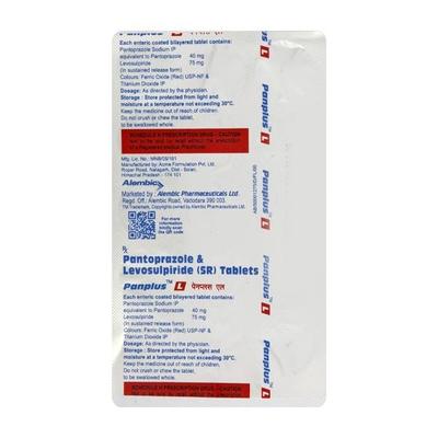 Panplus L Tablet 15'S - Ulcerative Colitis/Bowel Inflammatory Disease-Ant