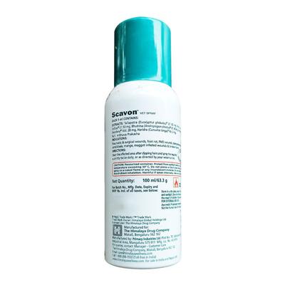Himalaya Scavon Topical Antimicrobial Vet Spray 100 ml - Pet Healthcare