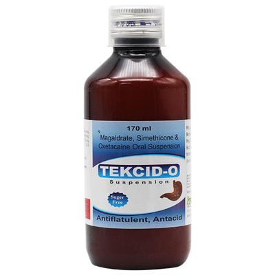 TEKCID O SUGAR FREE Oral Suspension 170ml - Ulcer/Reflux/Flatulence-Aaa