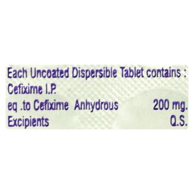PREXIME DT 200 Tablet 10's - Bacterial Infections-Cep