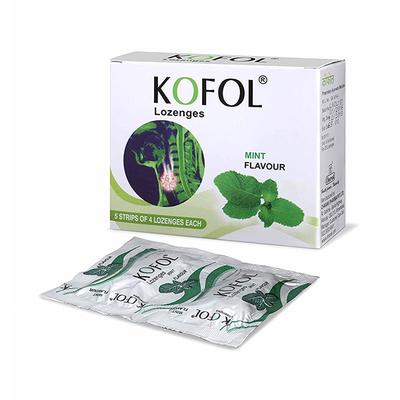 Kofol Lozenges - Mint Flavour 20's - Sore Throat Lozenges