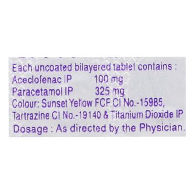 Topnac P Tablet 10'S - Pain relief-Nsa