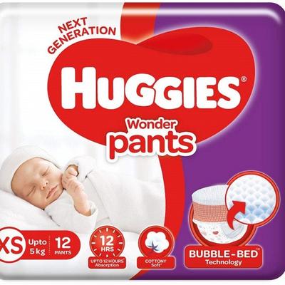 Huggies Wonder Pants Diapers (XS) 12's - Diapers & Wipes