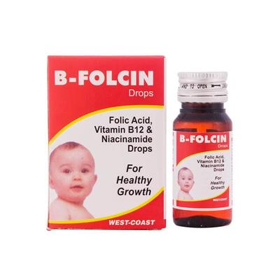 B FOLCIN Drops 30ml - Supplements-Vam