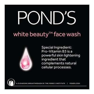 POND'S White Beauty Daily Spotless Lightening Facial Foam 100 gm - Dark Circle & Wrinkle Busters