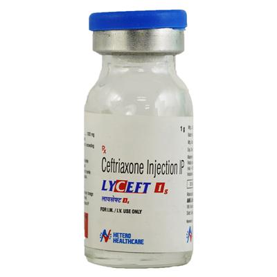 Lyceft 1gm Injection 1's - Bacterial Infections-Cep