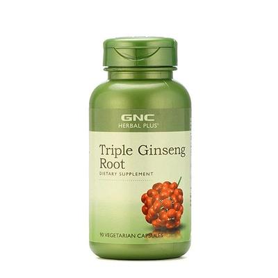 GNC Triple Ginseng Capsule 90's (N) - Workout Essentials