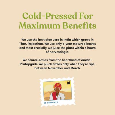 Kapiva Aloe + Amla Juice 1 ltr - Ayurvedic Juices