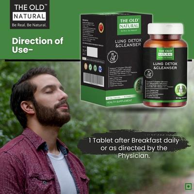 The Old Natural Lung Detox & Cleanser Veg Tablet 60's - Speciality Medicines