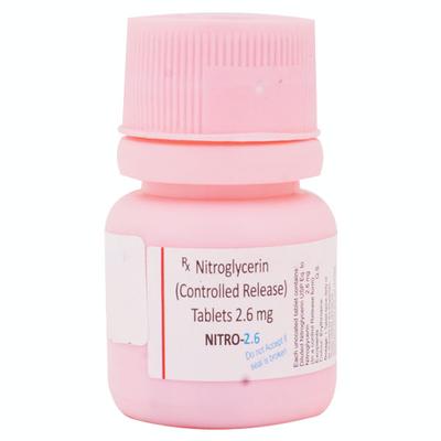 NITRO 2.6MG TABLET 30'S - Angina
